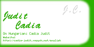 judit cadia business card